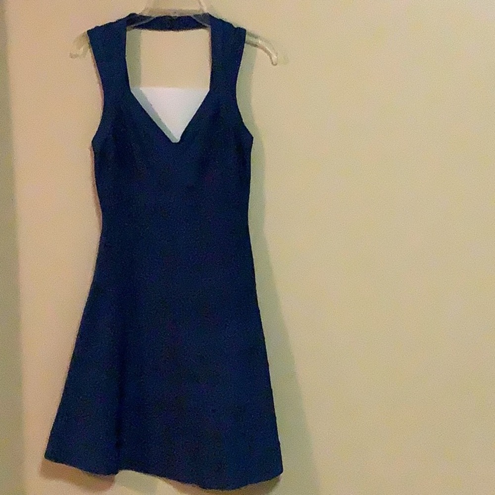 Herve Leger blue bandage dress size M new